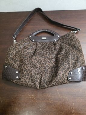 Donald J Pliner bag Brown Leopard Print